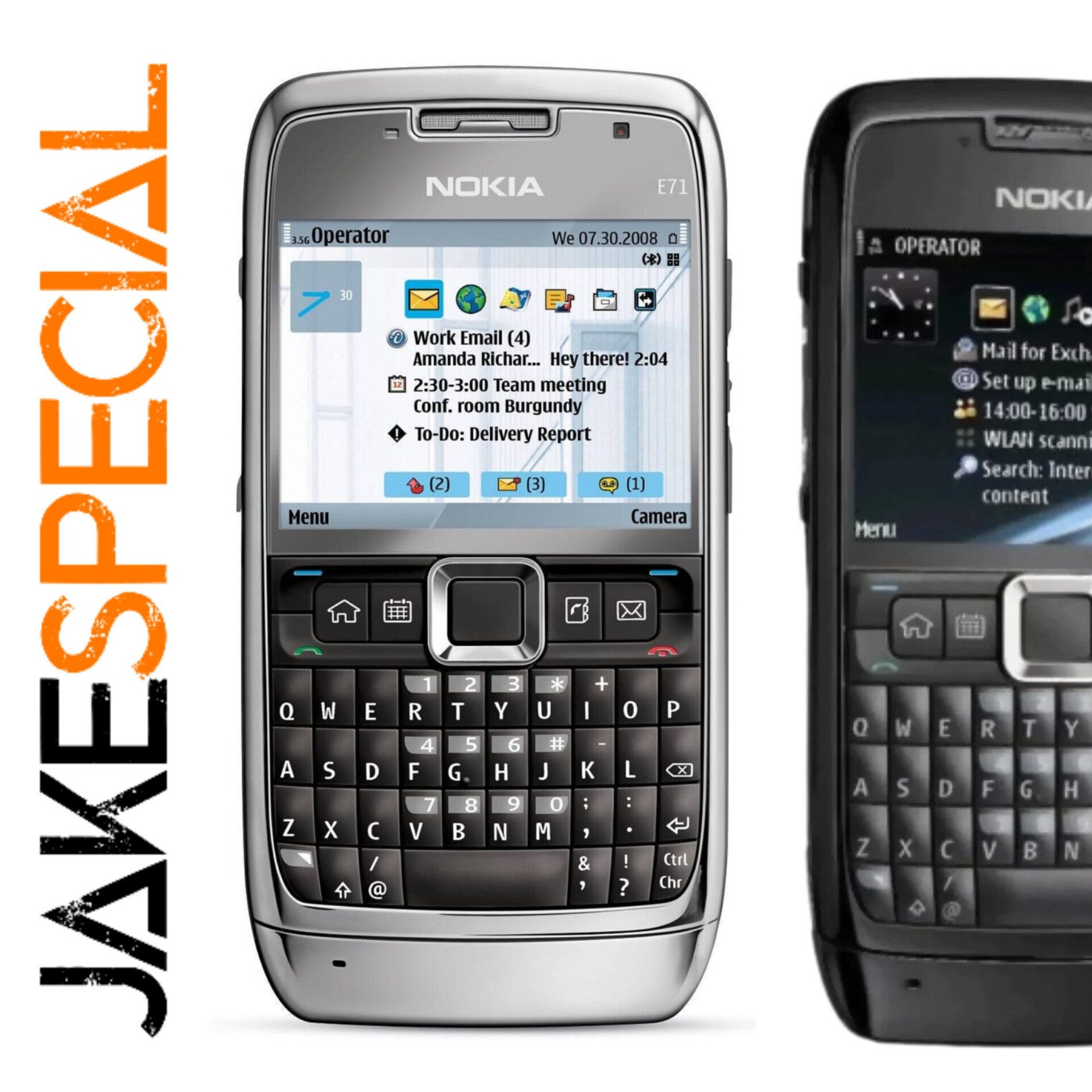Nokia E71 Mobile Phone: 3G, 3.2MP, QWERTY, Unlocked and Fully Operational